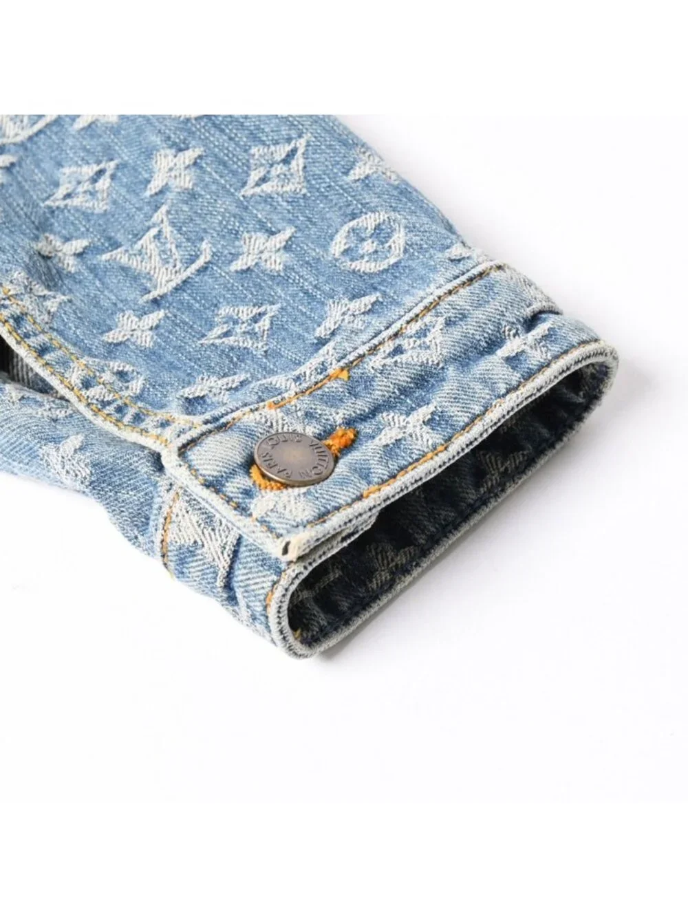 Louis Vuitton Monogram Denim Jacket Blue